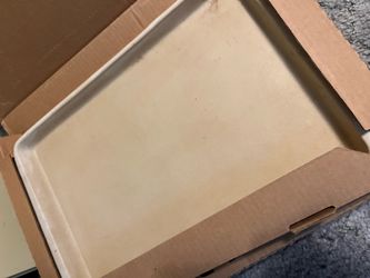 Pampered Chef large stoneware baking pan