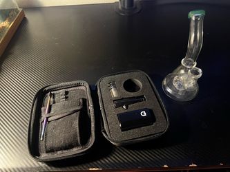 Glass rig w dabber setup