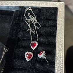 Ruby Heart Set