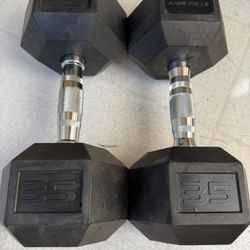 35 LB Dumbbells 