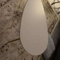 White Oval Coffee Table