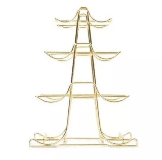 NEW Blogilates Gold Weight Rack 4 Tier Dumbbell Holder