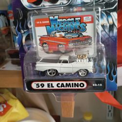 Vintage Diecast 1959  El Camino Muscle Machines New In Box 