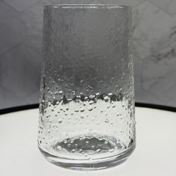 Set of (3) Rare & Unique Juice/Cocktail Glasses with dimpled Sides. Neat shape & cut. Excellent Condition. 