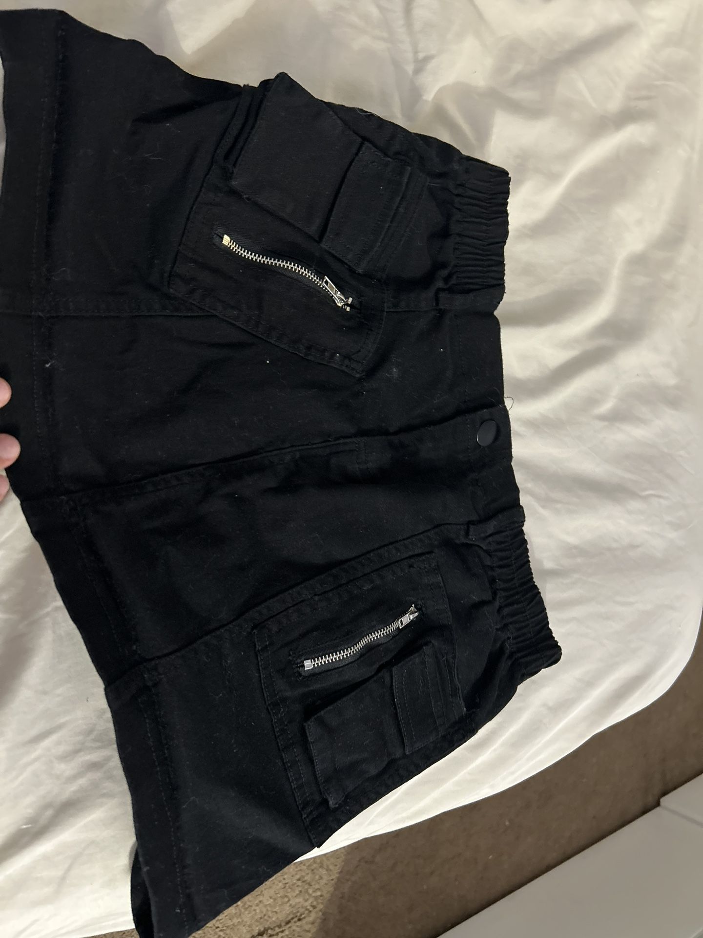 Rue 21 Black Cargo Skirt