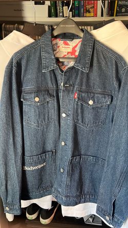 Budweiser Denim Jacket Size Large