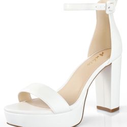 Ankis White Heels