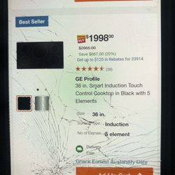 GE 5 Burner Electric Cooktop / Price Slashed!