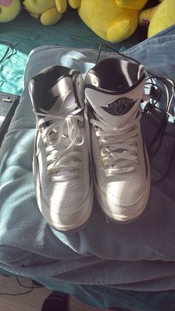 Air Jordan High-Top Sneakers White Black