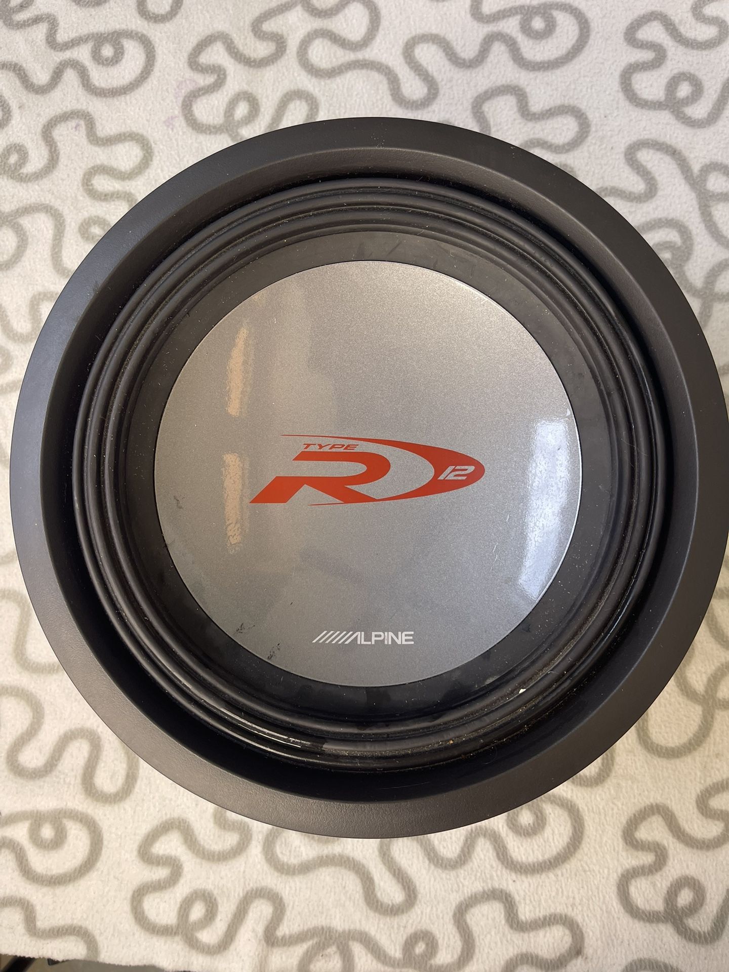 Alpine Type-R 12" Subwoofer SWR-1242D – 1500W Peak DVC 4 Ohm – Loud & Clean Bass