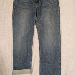 Madewell Alexa Chung High-Rise Straight Jean in Allendale Wash