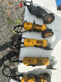DeWalt 4 1/2 “ grinders