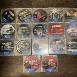 PS4 Game Lot 
