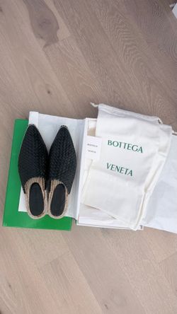 Bottega Veneta Open Back Espadrilles size 40 (fit 39)