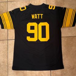 T.J Watt Pittsburgh Steelers Black Alternate Game Jersey