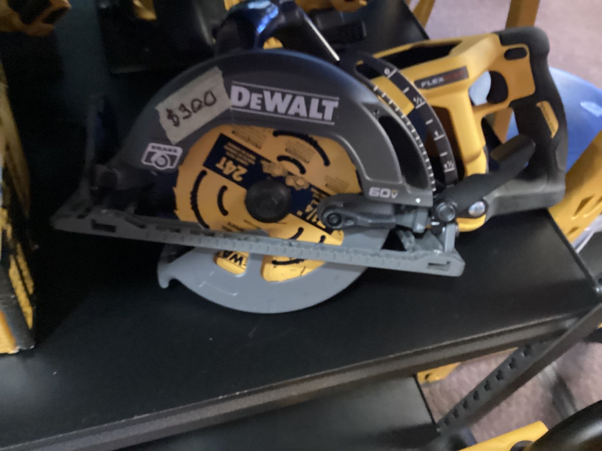 Dewalt 60v Flex Brushless 7 1/4 Worm Drive Circular Saw (Tool-Only) $300