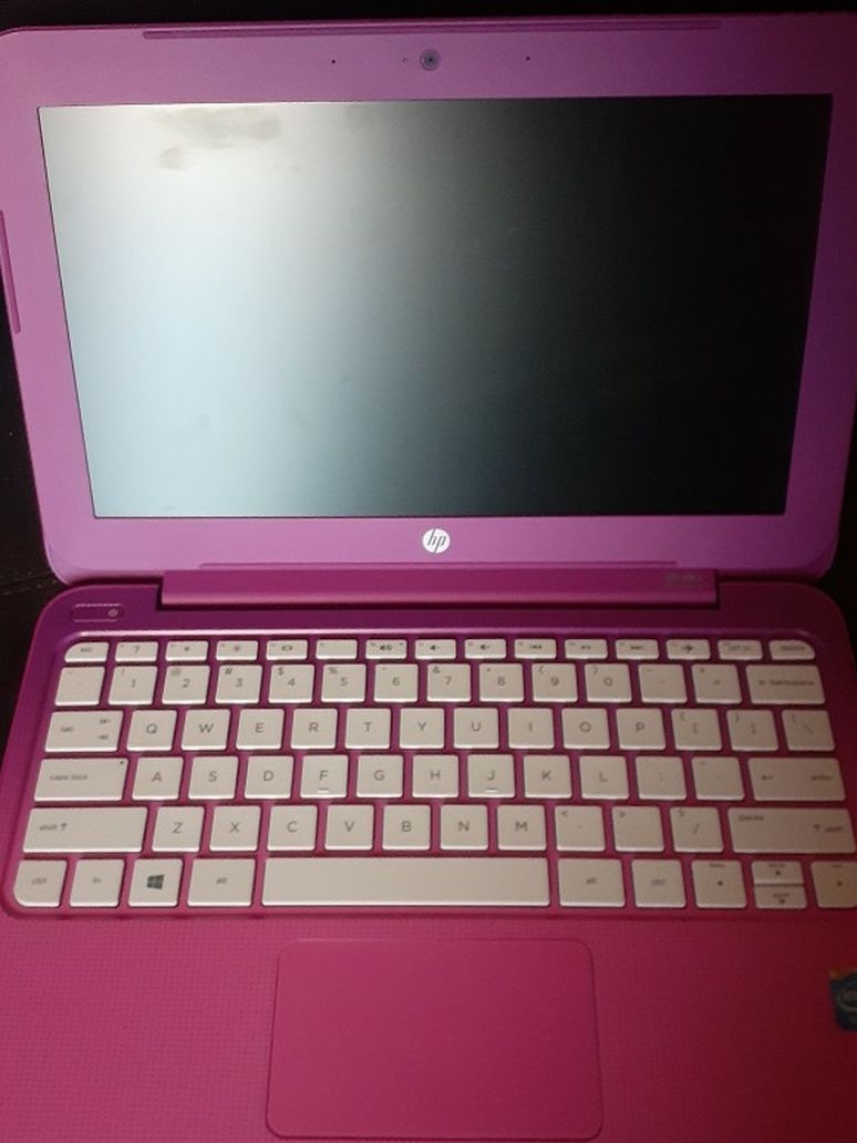 HP Stream Laptop In Pink