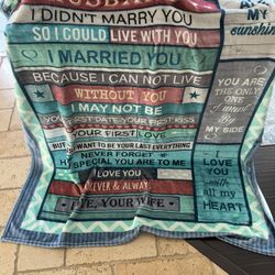 To My Husband BLANKET … Merry Christmas 🎄 