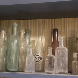 Antique Bottles Miscellaneous Sizes And Ages 