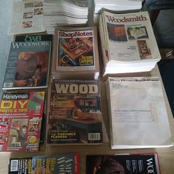 FREE,  Collection Of Woodworking Magazines 
