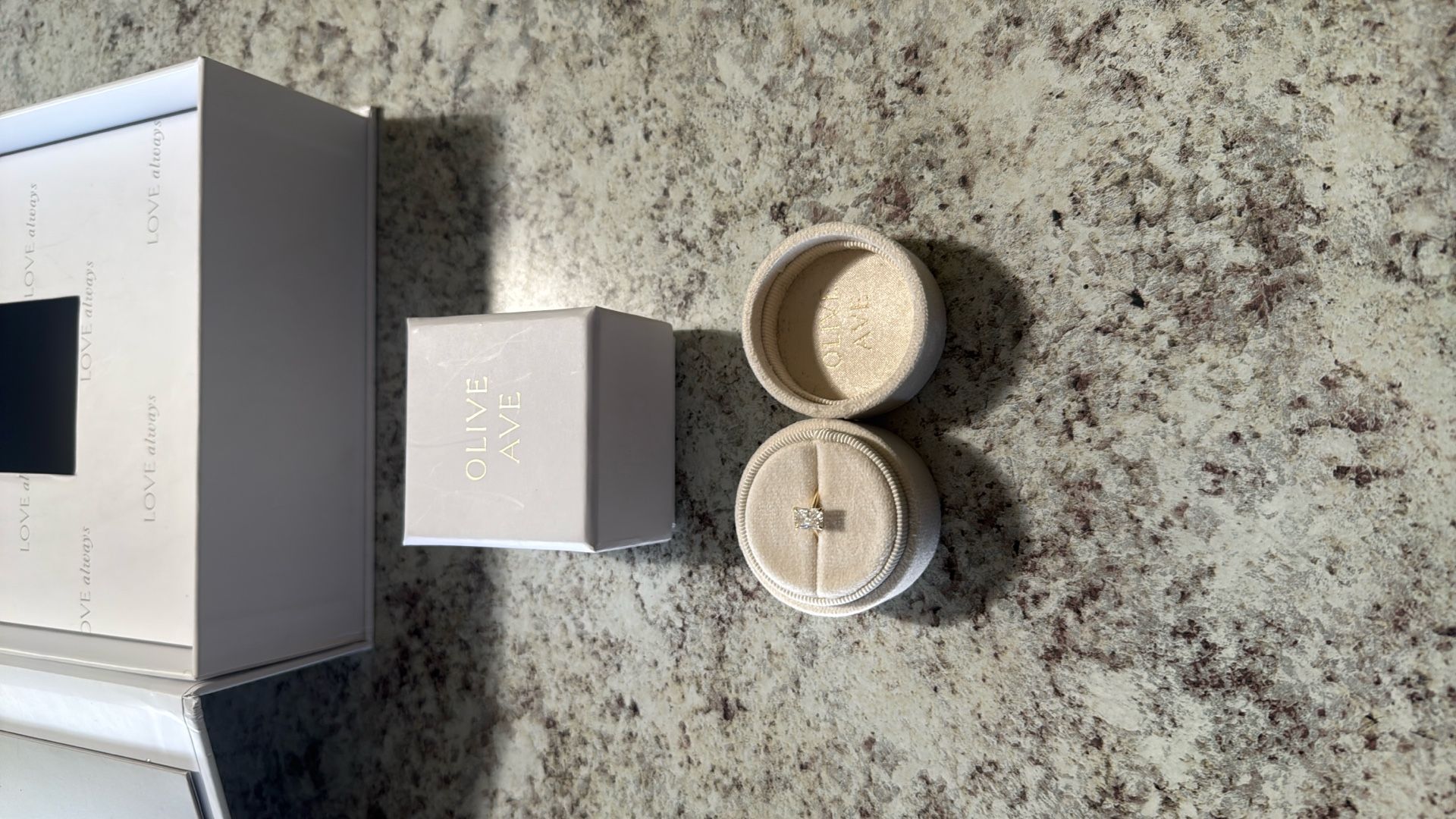 Olive Ave Diamond Ring 1.01Carat Gold Band