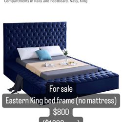 King Size Bed Frame With Storage 