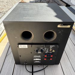 Woofer 10” Speaker Polk With Box No Amp
