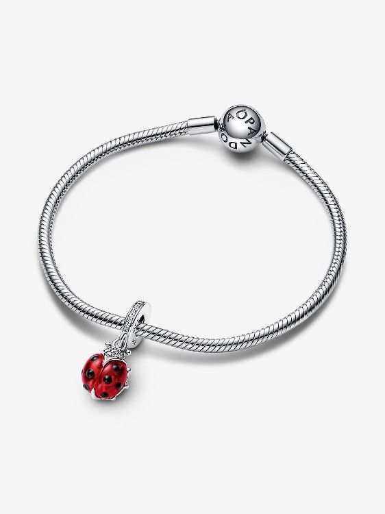 Pandora Red Ladybird Dangle Charm