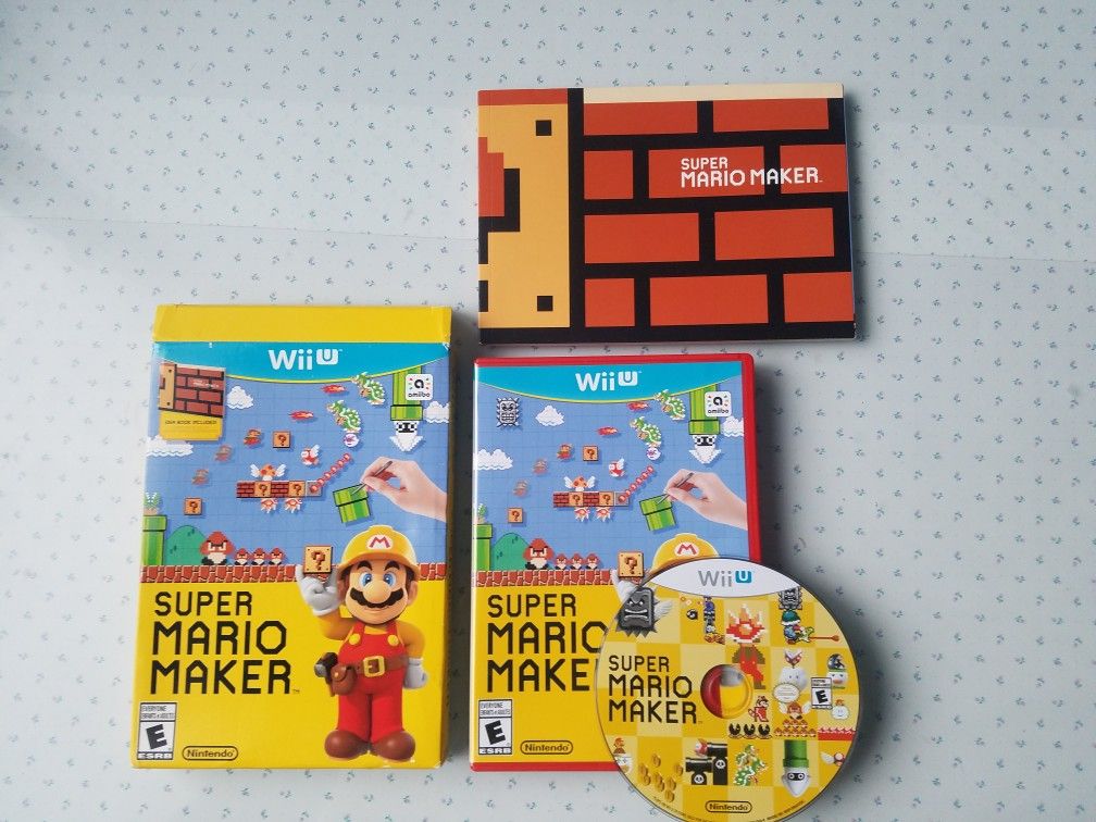 Super Mario Maker Excellent Condition (Nintendo Wii U)