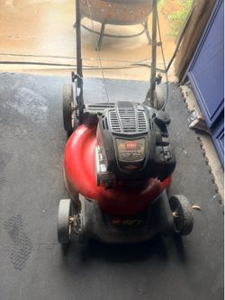Lawnmower and blu