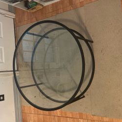 Round Glass Table