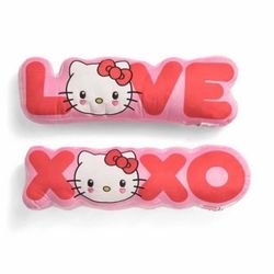 Hello Kitty Love & XOXO Plush Pillow Set - 2 Pack (24" Each)