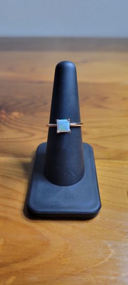 Rose Gold And Opal Ring Size 7