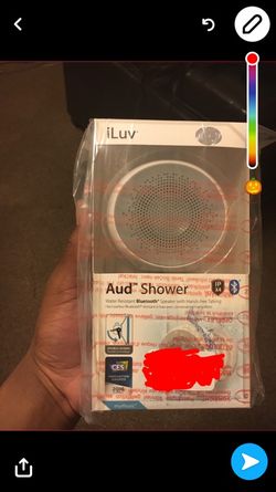 Aud shower speaker