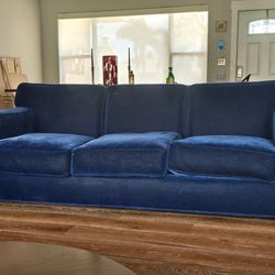 Jean Michel Frank Sofa (high end replica) recently recovered in Mohair.
