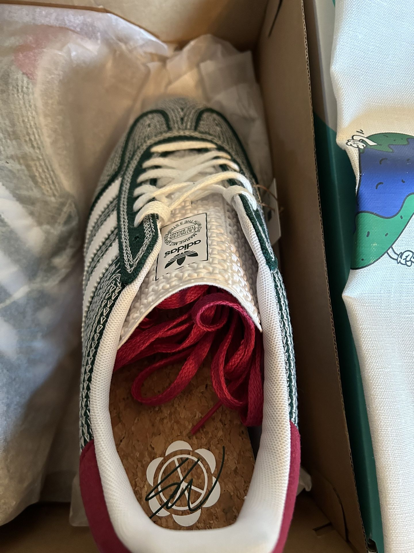 adidas gazelle silver green womens Sean Wotherspoon x Adidas Gazelle Indoor Hemp – The Factory KL main image 1