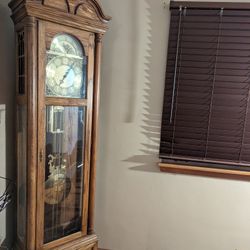Howard Miller Oak Clock