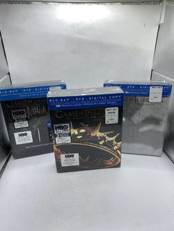 GAME OF THRONES Complete 1-3 Season (Blu-Ray, DVD + Digital, 2013) NEW SEALED