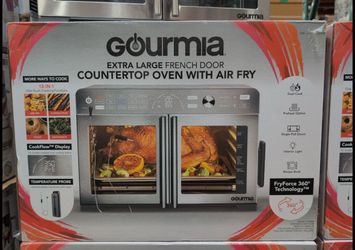 Gourmia XL 13-In-1 French Door Countertop Oven with Air Fry and Temperature Probe
