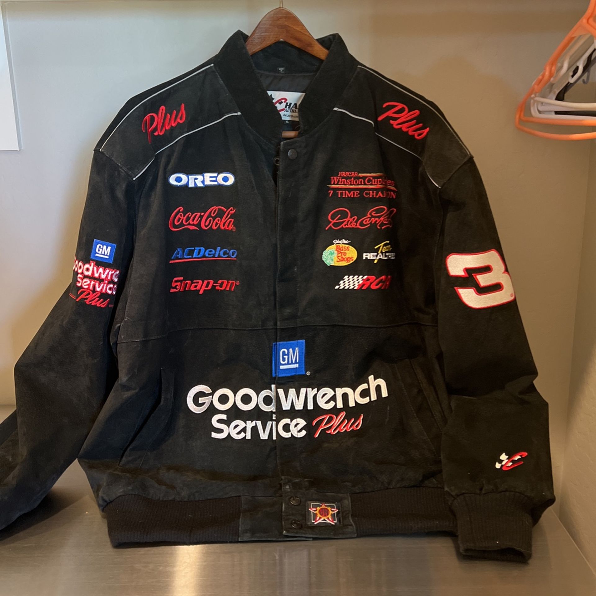 Dale Earnhardt SR #3 Suede Leather Racing Jacket
