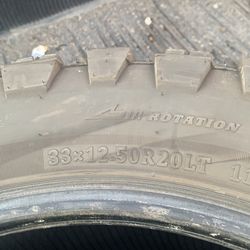For Sale Tires 33 X12.50 R 20