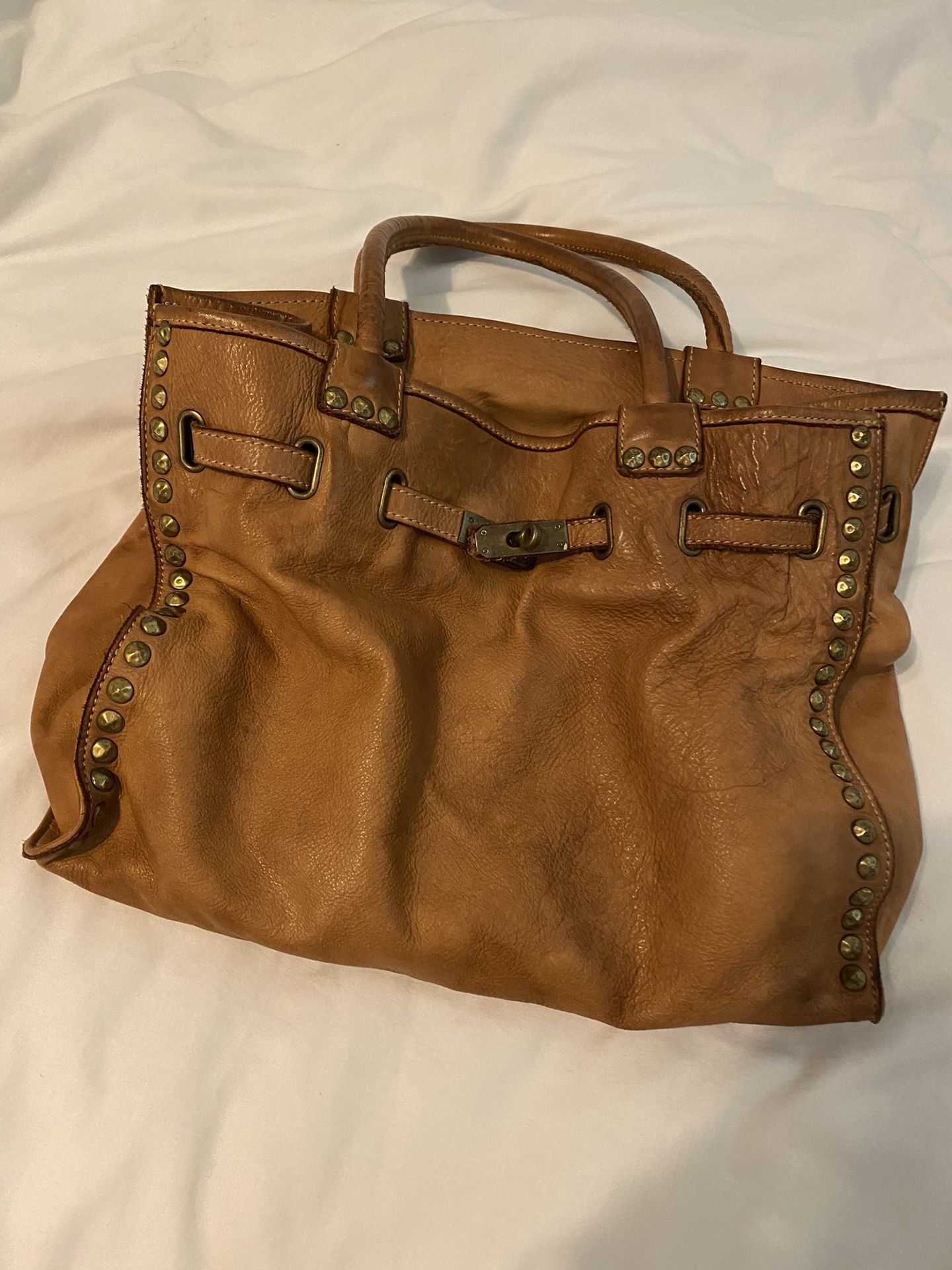 Genuine Leather Purse Bag, Large 