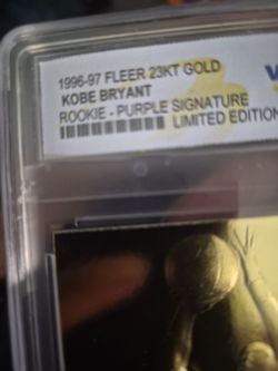 Graded 10 gold kobe Bryant