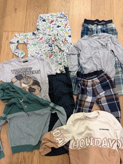 6 yrd boy clothes and pajamas