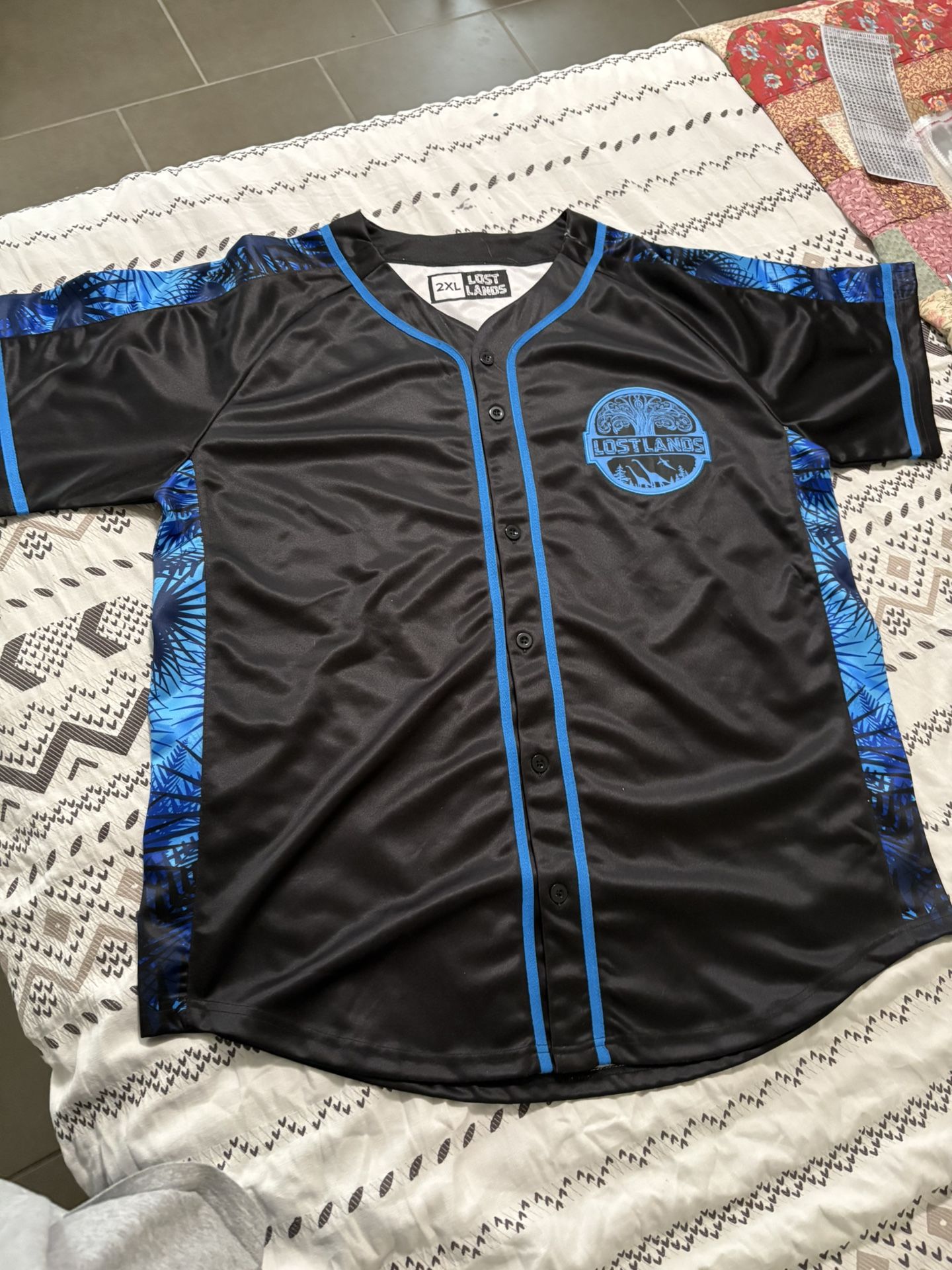 Lost Lands 2XL Baseball Jersey $150