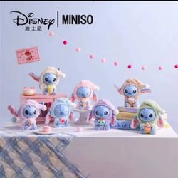 Lilo Stitch vinyl doll plush bag charm pendant miniso 