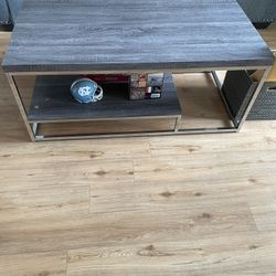 Modern Gray Coffee Table 