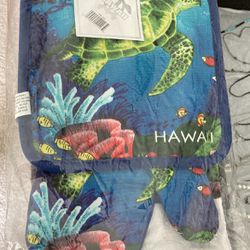 Hawaiian Pot Holders and Towel Set 