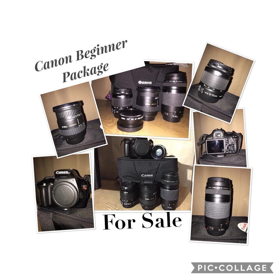 CANON BEGINNERS PACKAGE (good buy)