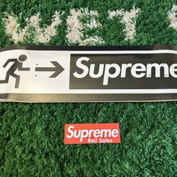 Supreme Exit Skate Deck Black